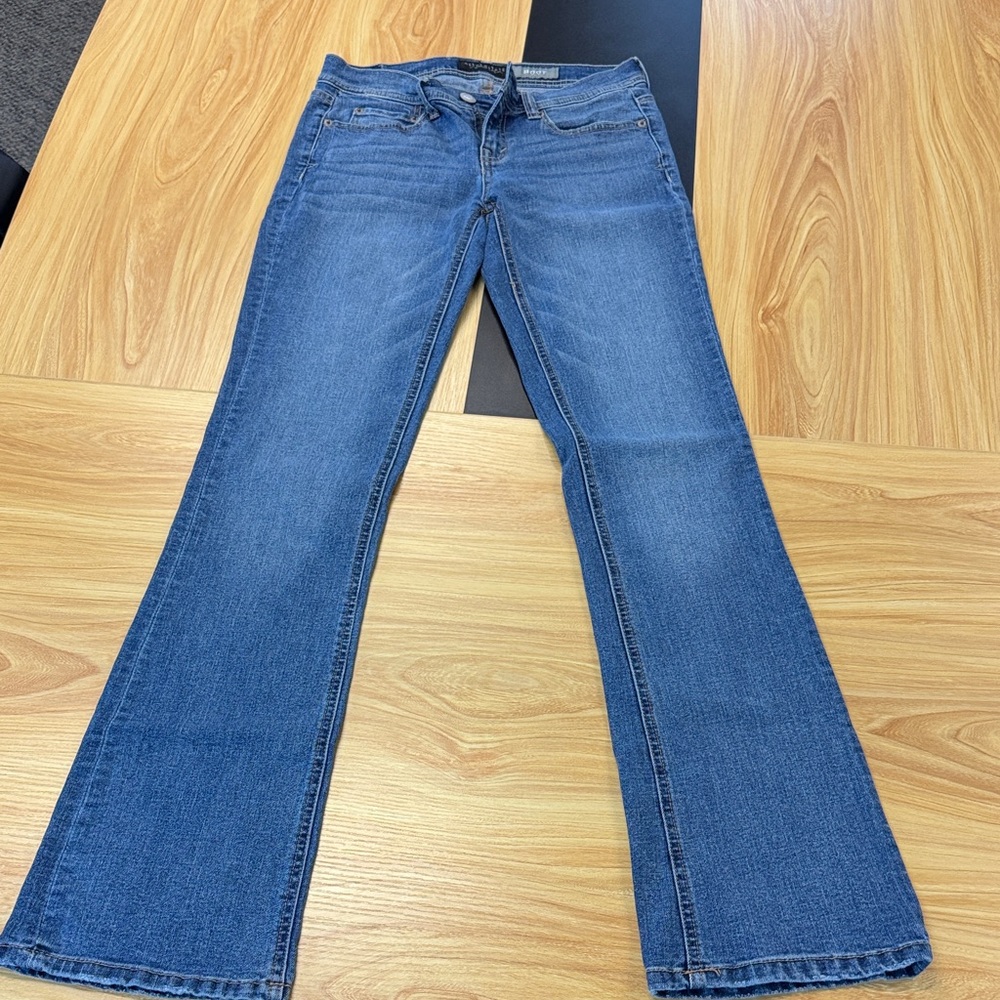 Aeropostale Women's Blue Boot Cut Jeans 4 long